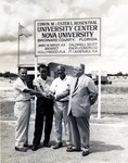 Ground breaking ceremony for the Edwin M. and Ester L. Rosenthal Student Center , circa 1960