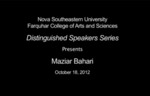NSU Distinguished Speakers Series Present: Maziar Bahari - October 10, 2012 by Nova Southeastern University