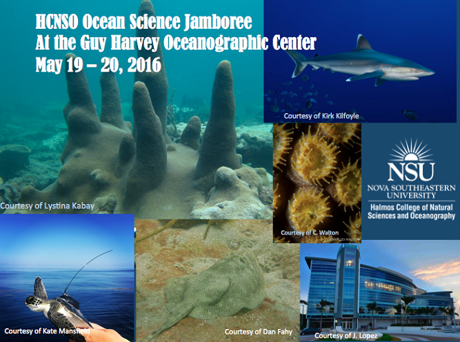 HCNSO Ocean Science Jamboree (May 19-20, 2016)