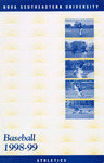 1998-1999 NSU Knights Baseball Media Guide