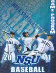 2011 NSU Sharks Baseball Game Program
