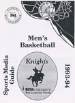 1993-1994 Nova University Knights Men's Basketball Media Guide