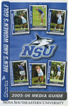 2005-2006 NSU Sharks Men's and Women's Golf Media Guide by Nova Southeastern University