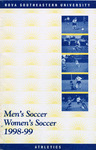 1998-1999 NSU Knights Men's and Women's Soccer Media Guide by Nova Southeastern University