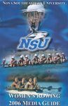 2006 NSU Sharks Women's Rowing Media Guide by Nova Southeastern University