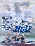 2009-10 NSU Sharks Women's Rowing Game Program