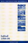 1998-1999 NSU Knights Softball Media Guide by Nova Southeastern University
