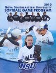 2010 NSU Sharks Softball Media Guide by Nova Southeastern University