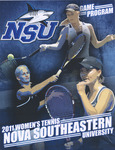 2011 NSU Sharks Women's Tennis Media Guide by Nova Southeastern University