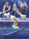 2012 NSU Sharks Women's Tennis Media Guide by Nova Southeastern University