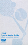 1990 Nova Knights Sports Media Guide - Baseball, Women's Tennis, Men's Golf by Nova University