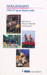 1992-1993 Nova Knights Sports Media Guide - Men's Soccer, Women's Volleyball, Cross-country