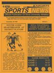 Nova University Knights Sports News - Issue 3, November 25, 1991 by Nova University