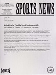 NSU Sports News - 1997-04-25 - Baseball - 