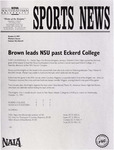 NSU Sports News - 1997-10-11 - Women's Soccer - "Brown leads NSU past Eckerd College" by Nova Southeastern University