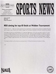 NSU Sports News - 1997-10-18 - Men's Golf - "NSU aiming for top-10 finish at Webber Tournament" by Nova Southeastern University