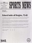 NSU Sports News - 1997-11-25 - Men's Basketball - 