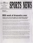 NSU Sports News - 1997-11-10 - Weekly Update - Men's Basketball; Cross Country; Baseball; NSU SportsBeat - 