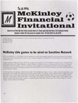 The 4th Annual McKinley Financial Invitational - 1997-12-05 - "McKinley title games to be aired on Sunshine Network" by Nova Southeastern University