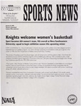 NSU Sports News - 1998-01-13 - Women's Basketball - "Knights welcome women's basketball" by Nova Southeastern University