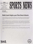 NSU Sports News - 1998-01-14 - Men's Basketball - "Bobik leads Knights past Palm Beach Atlantic" by Nova Southeastern University