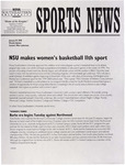 NSU Sports News - 1998-01-19 - Weekly Update - Women's Tennis; Men's Basketball; Softball/Baseball; NSU SportsBeat - 