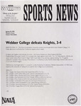 NSU Sports News - 1998-01-30 - Women's Tennis - "Webber College defeats Knights, 3-4" by Nova Southeastern University