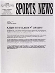 NSU Sports News - 1998-02-03 - Men's Golf - "Knights move up, finish 9th at Suntree" by Nova Southeastern University