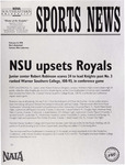NSU Sports News - 1998-02-13 - Men's Basketball - "NSU upsets Royals" by Nova Southeastern University