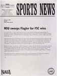 NSU Sports News - 1998-02-14 - Baseball - "NSU sweeps Flagler for FSC wins" by Nova Southeastern University