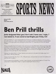 NSU Sports News - 1998-02-24 - Baseball - "Ben Prill thrills" by Nova Southeastern University