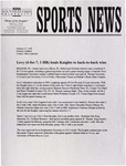 NSU Sports News - 1998-02-27 - Women's Softball - "Levy ( 4-for-7, 1 HR) leads Knights to back-to-back wins" by Nova Southeastern University