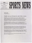 NSU Sports News - 1998-02-28 - Women's Softball - "Knights come up with impressive split at Barry tourney" by Nova Southeastern University