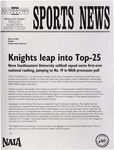 NSU Sports News - 1998-03-04 - Softball - "Knights leap into Top-25" by Nova Southeastern University
