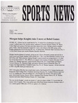 NSU Sports News - 1998-03-07 - Softball - "Morgan helps Knights take 2 more at Rebel Games" by Nova Southeastern University