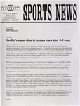 NSU Sports News - 1998-03-09 - Weekly Update - Softball; Baseball; Women's Tennis