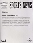 NSU Sports News - 1998-03-22 - Baseball - "Knights knock off Ripon, 6-2" by Nova Southeastern University