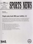 NSU Sports News - 1998-03-27 - Women's Tennis - "Singles play leads NSU past Sailfish, 5-2" by Nova Southeastern University