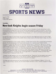 NSU Sports News - 1998-08-24 - Weekly Update - Volleyball; Women's Basketball by Nova Southeastern University