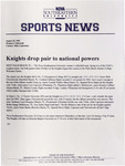 NSU Sports News - 1998-08-28 - Women's Volleyball - "Knights drop pair to national powers" by Nova Southeastern University
