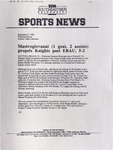 NSU Sports News - 1998-09-05 - Women's Soccer - "Mastrogiovanni (1 goal, 2 assists) propels Knights past ERAU, 5-2" by Nova Southeastern University