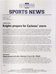 NSU Sports News - 1998-09-14 - Weekly Update - Women's Soccer; Men's Soccer; Volleyball; Cross Country
