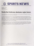 NSU News Release - 1998-09-17 - Volleyball, Soccer - "Florida Sun Conference dominates region honors" by Nova Southeastern University