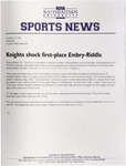 NSU News Release - 1998-10-02 - Volleyball - "Knights shock first-place Embry-Riddle" by Nova Southeastern University