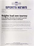 NSU Sports News - 1998-10-12 - Men's Golf - 