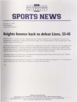 NSU Sports News - 1998-11-14 - Men's Basketball - 