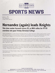 NSU Sports News - 1999-01-02 - Men's Basketball - "Hernandez (again) leads Knights" by Nova Southeastern University
