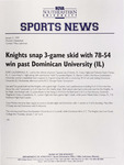 NSU Sports News - 1999-01-05 - Women's Basketball - 