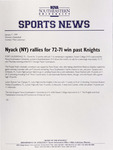 NSU Sports News - 1999-01-07 - Women's Basketball - "Nyack (NY) rallies for 72-71 win past Knights" by Nova Southeastern University