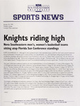 NSU Sports News - 1999-01-18 - Weekly Update - Softball; Baseball - "Knights riding high" by Nova Southeastern University